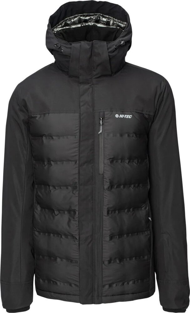 Kurtka męska hitec Męska kurtka puchowa z kapturem ocieplana zimowa pikowana Hi-tec Helten rozmiar XL