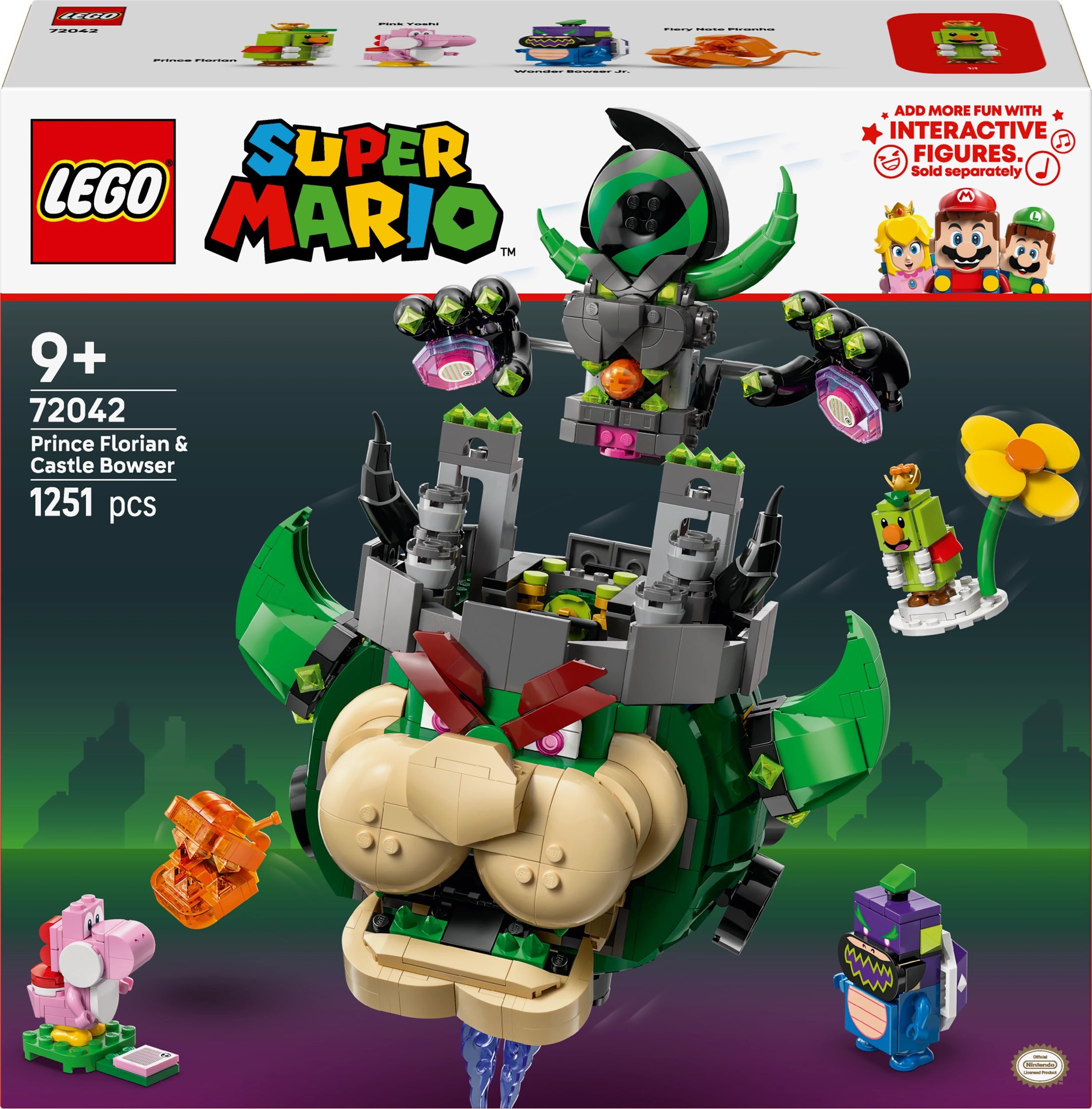 Super Mario Prince Florian i Castle Bowser (72042)