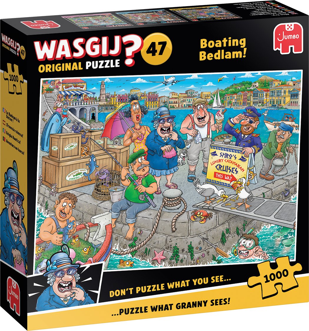Puzzle 1000 Wasgij Jumbo Retro rejs marzeń
