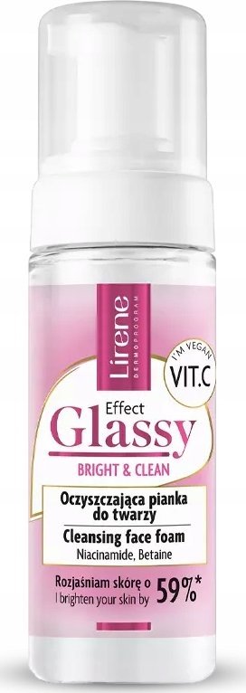 Lirene Effect Glassy Oczyszczająca pianka do twarzy 150ml