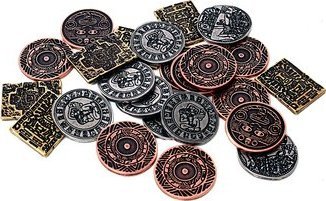 Drawlab Entertainment Metalowe monety - Amerindian (zestaw 24 monet)