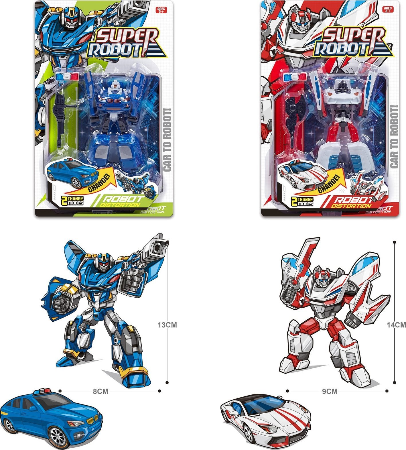 Trifox ROBOT AUTO Rozkładany 1szt