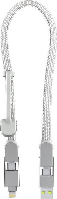 Kabel USB Rolling Square Kabel - inCharge XL 30cm biały