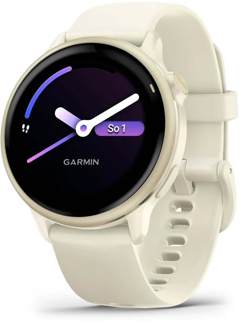Zegarek sportowy Garmin Vivoactive 6 Kremowy (010-02985-01)