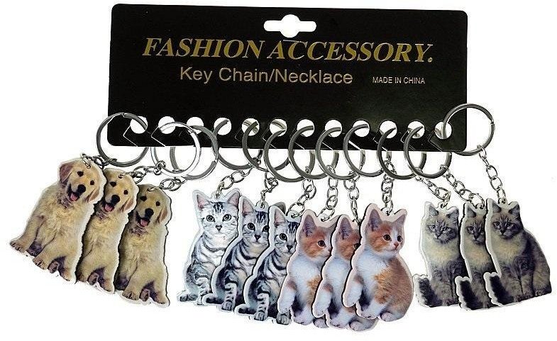 Brelok kot/pies (12sz)