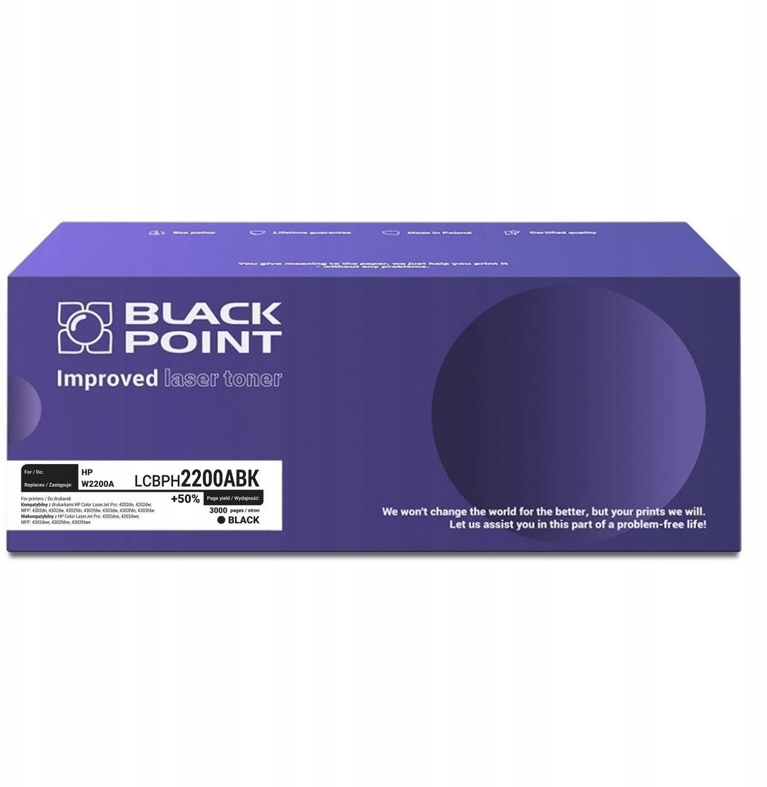 Toner Black Point LCBPH2200ABK zamiennik HP 220A W2200A black
