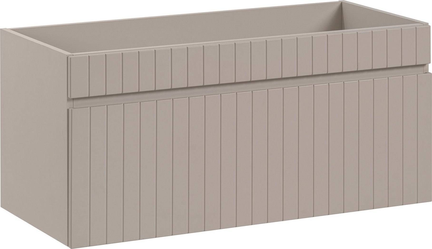 Comad Szeroka szafka pod umywalkę, Iconic, 100x46x46 cm, beżowy, mat