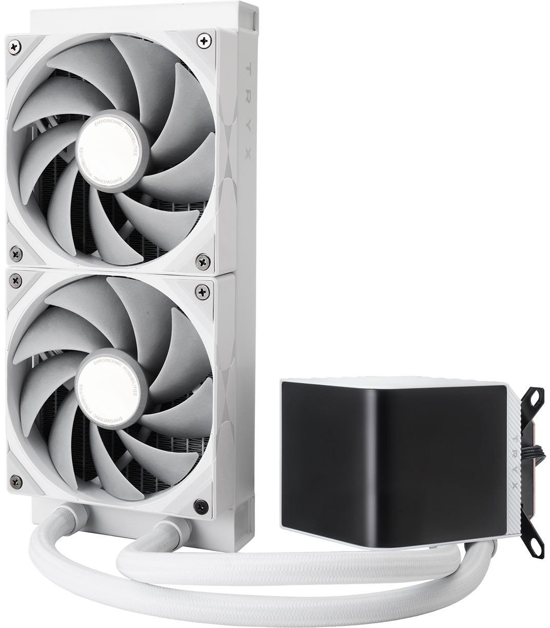 TRYX PANORAMA 240 Procesor Zestaw do chłodzenia płynami 12 cm Biały 1 szt.
