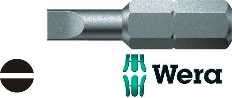Wera Końcówka Płaska 800/1 Z, 0.8x5.5x25mm (05072057001)
