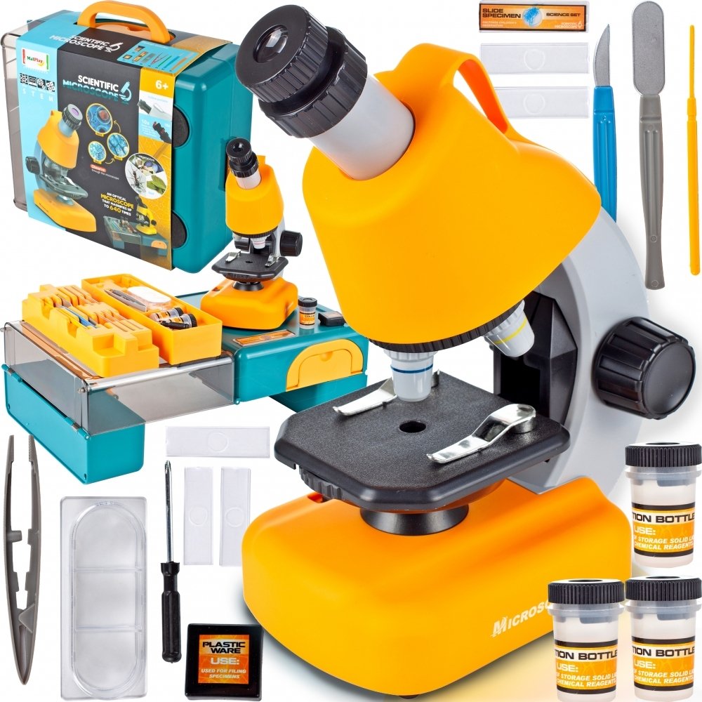 Mikroskop Naukowy z Akcesoriami w Walizce