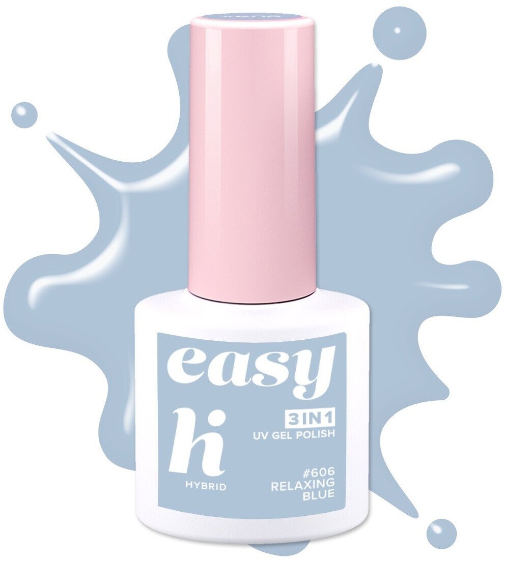 Hi Hybrid Easy 3w1 Lakier hybrydowy 5ml Relaxing Blue (606)