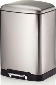 Kosz na śmieci Kela na pedał srebrny (KE-10902)