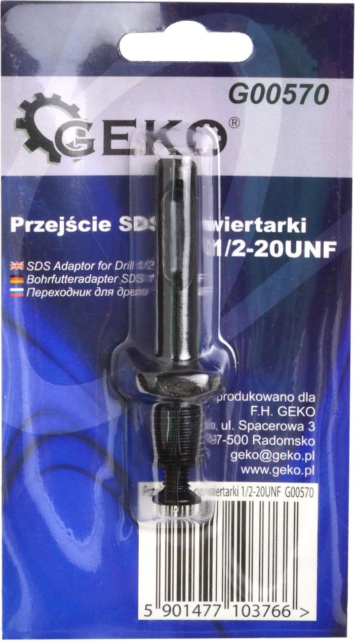 Geko Przejście SDS do wiertarki 1/2-20UNF (100)