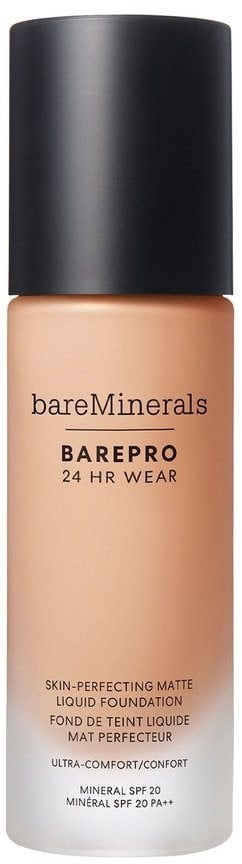 bareMinerals BarePro 24HR Wear Skin-Perfecting Matte Liquid Foundation SPF20 matujący podkład w płynie Medium 30 Cool 30ml