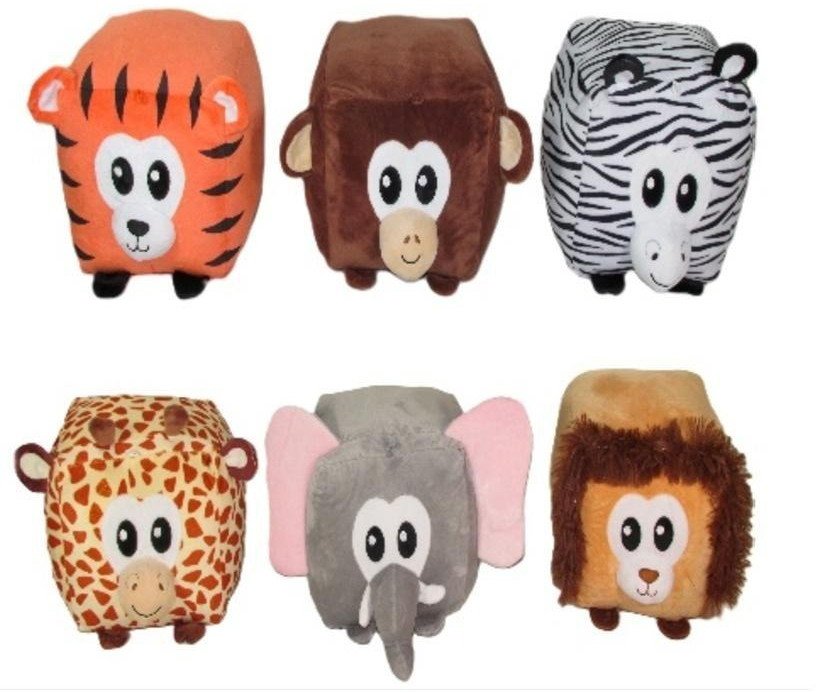 Zwierzęta kostka 22cm MIX