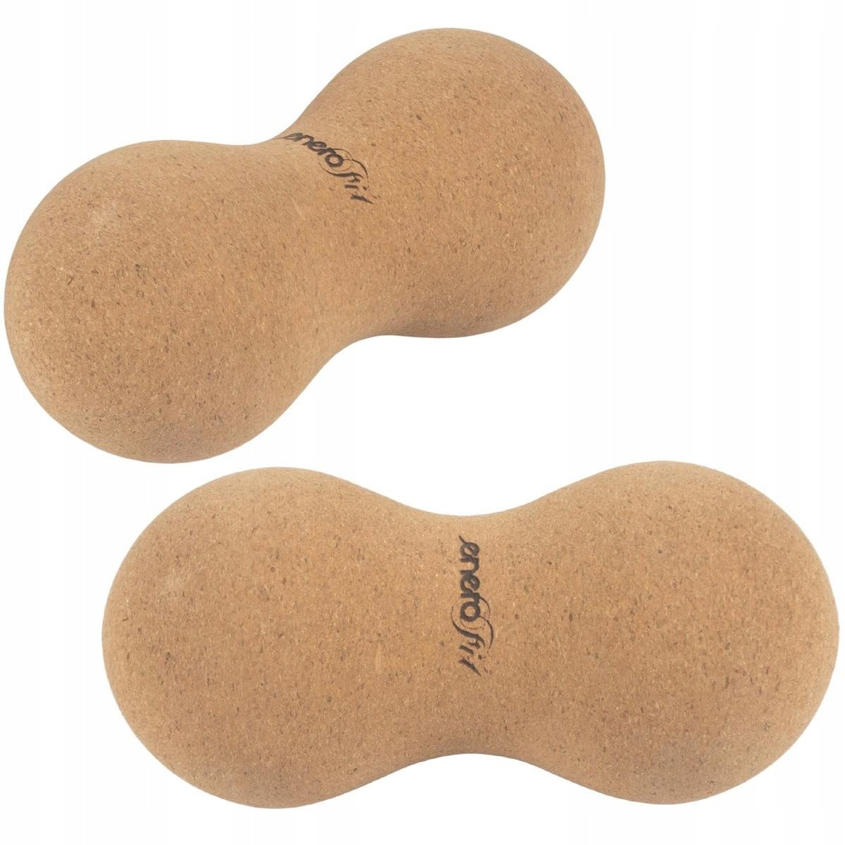 PODWÓJNA PIŁECZKA DO MASAŻU KORKOWA 6.5x13CM ENERO FIT