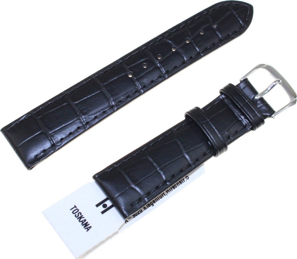 Hirsch Skórzany wodoodporny pasek do zegarka 18 mm HIRSCH Toskana 28102850-2-18