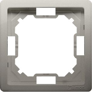 Kontakt-Simon Ramka pojedyncza Simon Basic satynowy (BMR1/29)