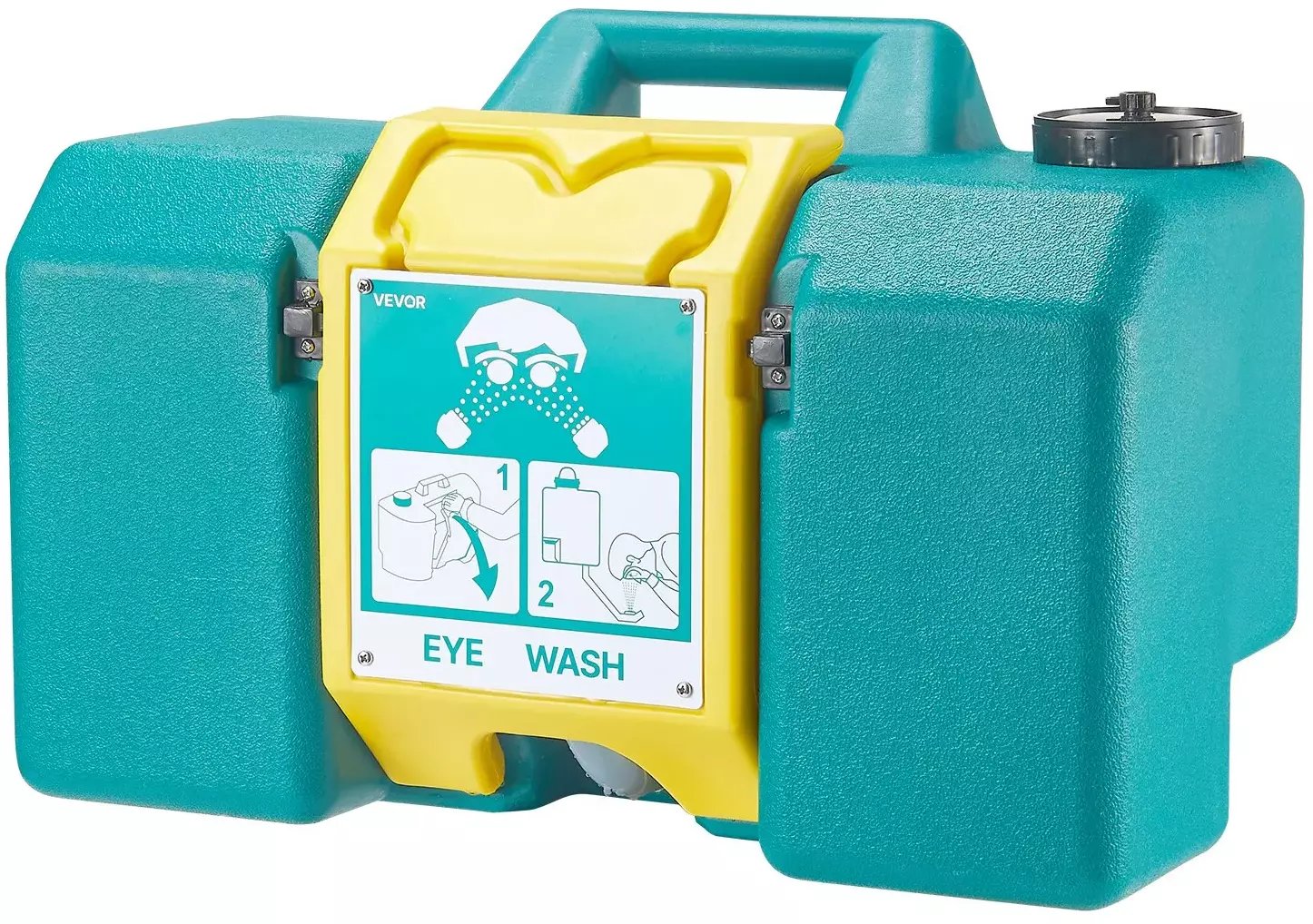 Stacja do płukania oczu 30L przenośna 2 dysze awaryjna