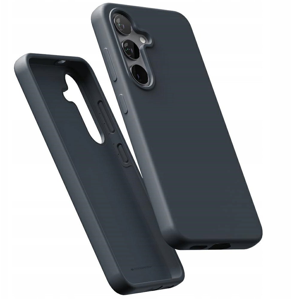 Etui Mercury Pure MagSafe Silicone do Samsung Galaxy S25+ Plus granatowy