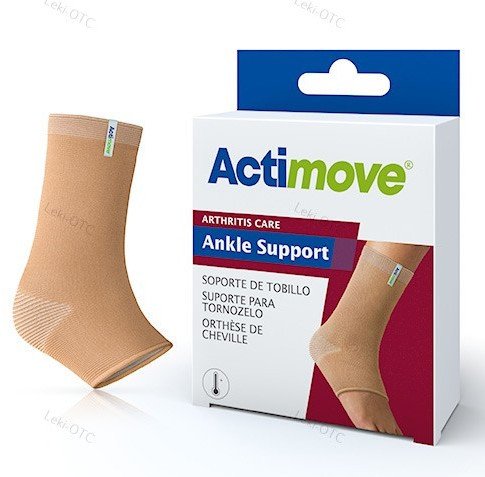 ACTIMOVE AC Opaska stawu skokowego dla osób z zapaleniem stawów rozm. M beżowy