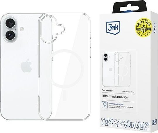3MK Etui Clear MagCase do Apple iPhone 16 Plus