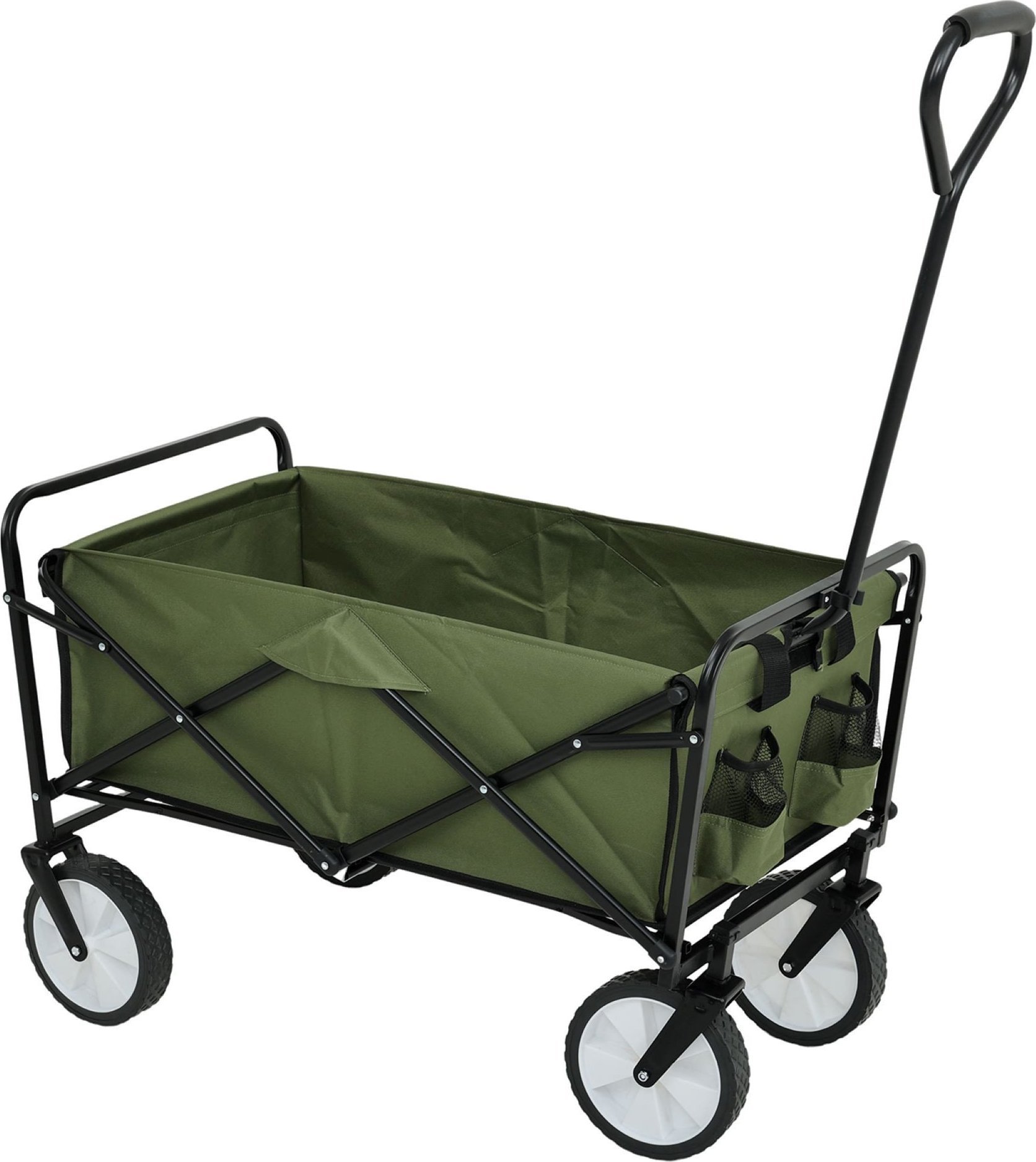 Fancy Garden Wózek turystyczny transportowy TYRS składany 145L Zielony