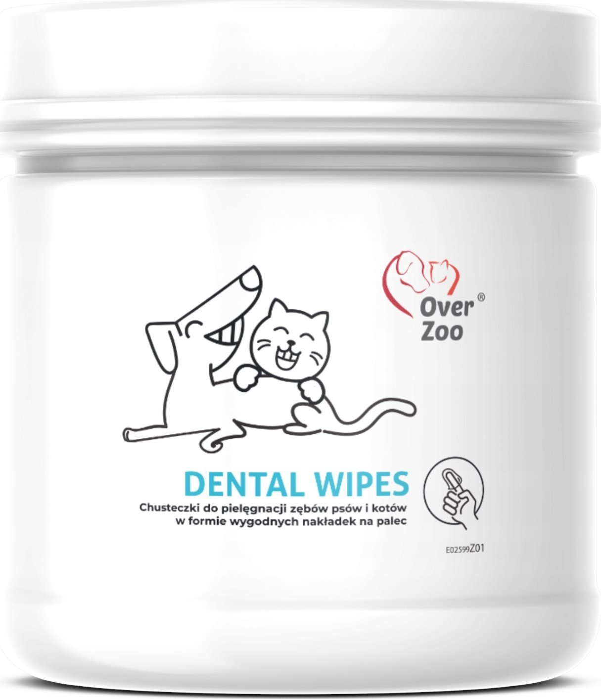 Over Zoo OVER ZOO DENTAL WIPES CHUSTECZKI DO PIELĘGNACJI ZĘBÓW 50szt