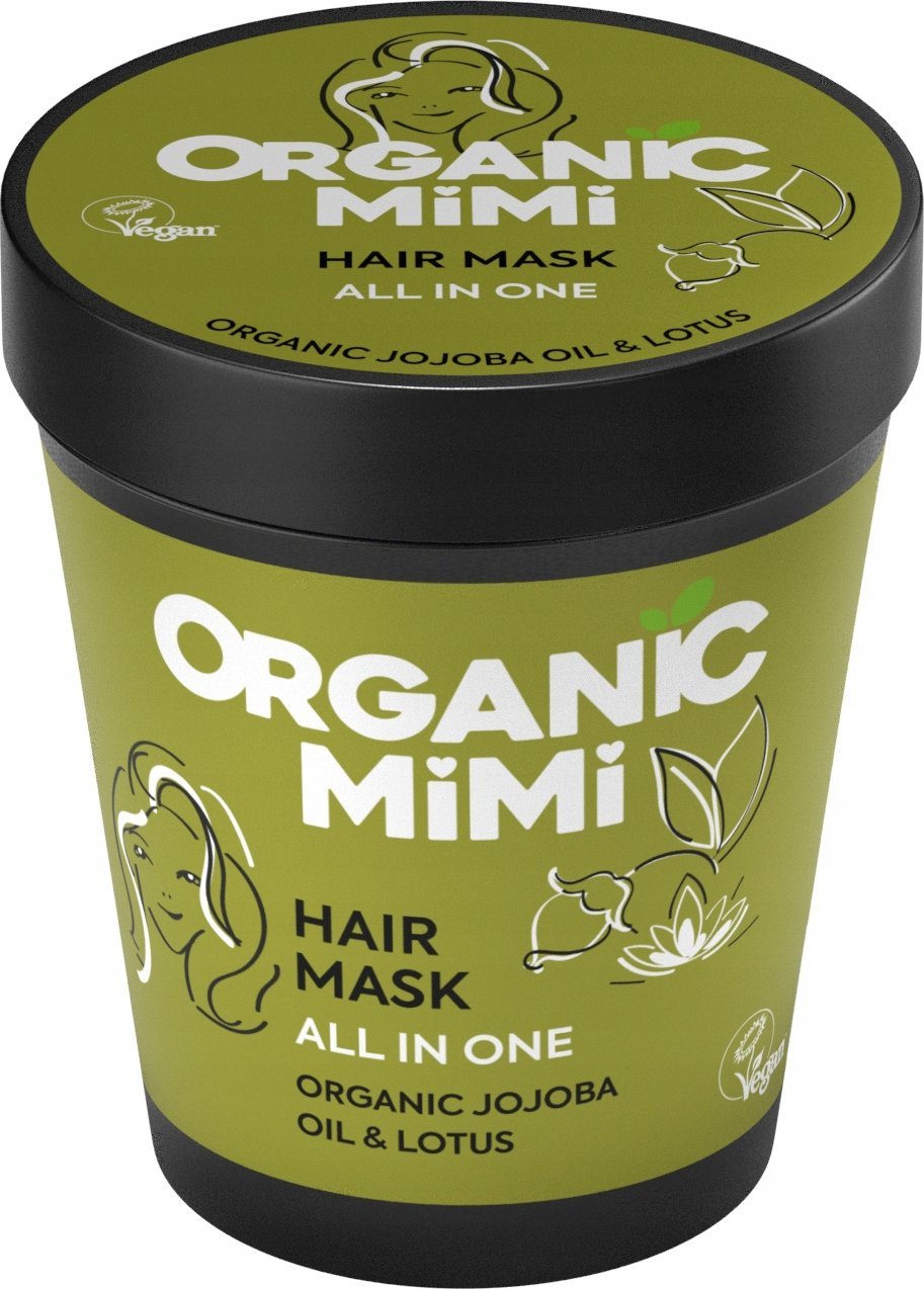 Organic Mimi Maska do włosów All in One Jojoba i Lotus 200ml