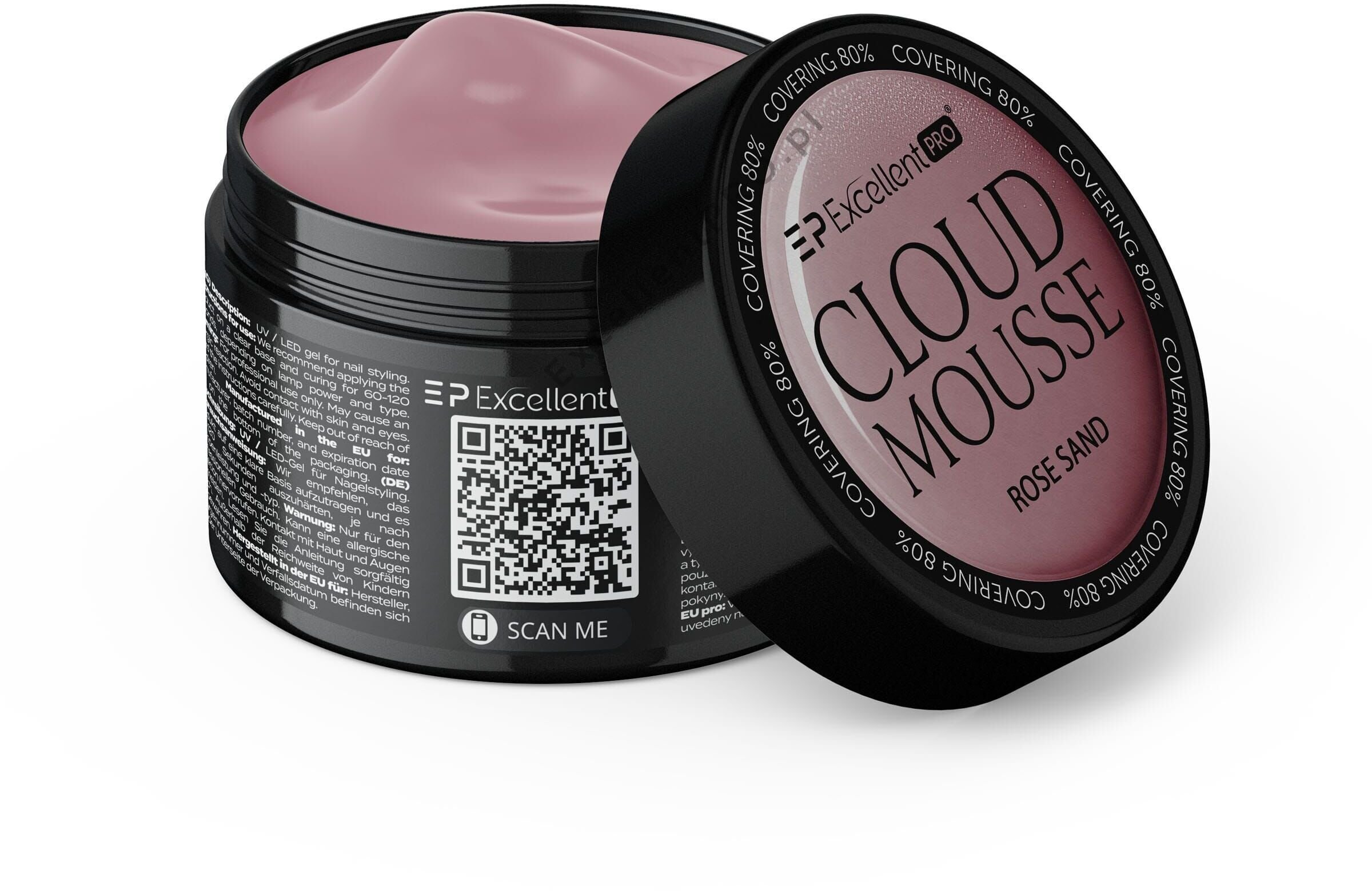 Cosmetics Zone EXCELLENT PRO_Cloud Mousse budujący żel Rose Sand 15g