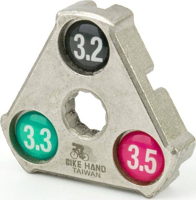 Bike Hand Klucz do centrowania kółBike Hand YC-1A trójkątny