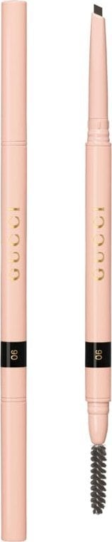 Gucci Gucci, Stylo A Sourcils, Waterproof, Double-Ended, Eyebrow Cream Pencil, 06, Noir, 0.09 g For Women