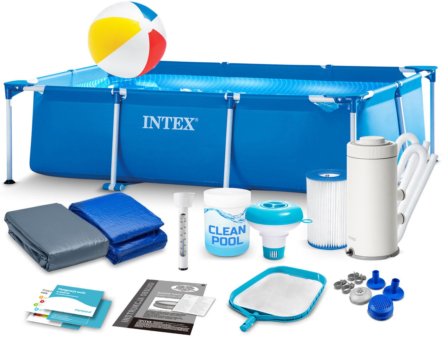 Intex Intex Basen stelażowy 260x160cm 15w1 (28271)