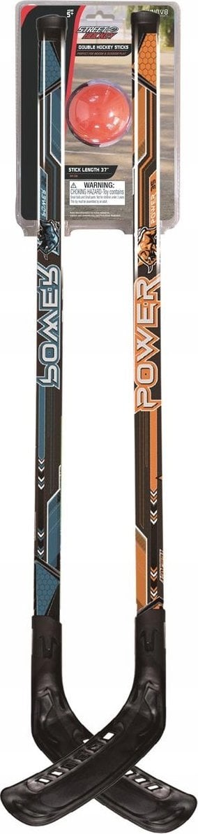 ZESTAW ULICZNY DO UNIHOKEJA POWER 2 KIJE I PIŁECZKA