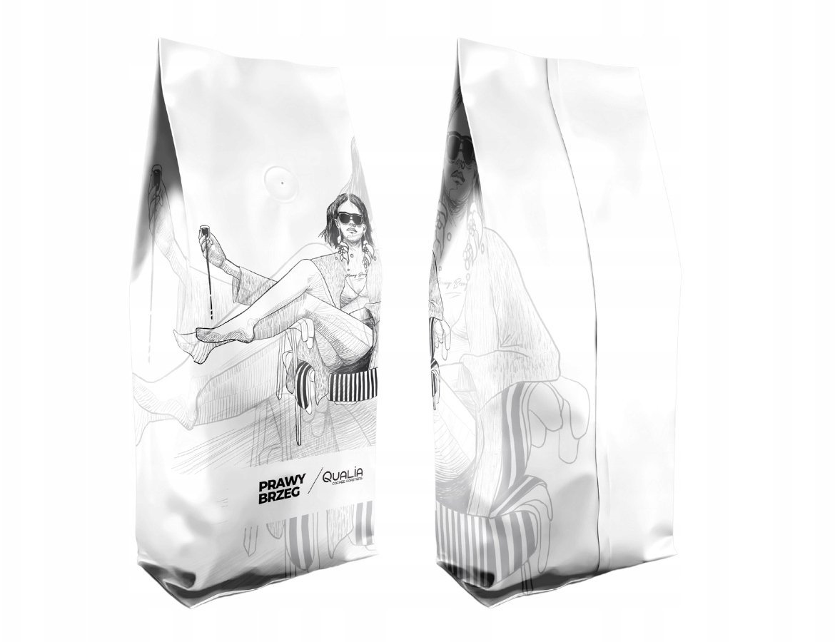 Kawa ziarnista Qualia Caffe Kawa ziarnista Prawy Brzeg 8.0 Espresso 1kg