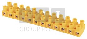 A12-2351 Złączka wielotorowa TLZ-10 12-TOR żółta A12-2351