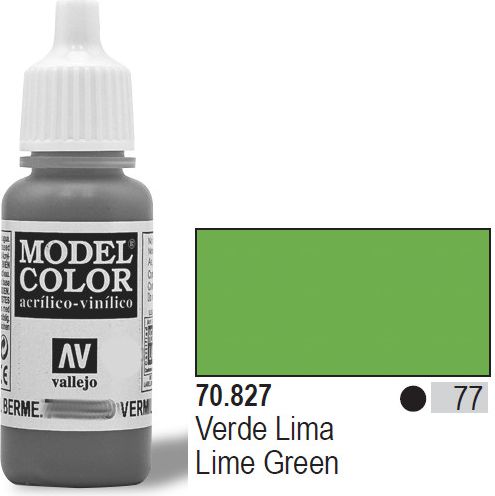 Vallejo Farba Nr77 Lime Green Matt 17ml - 70827