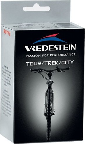 Vredestein Dętka trekking slim VREDESTEIN Tour/Trek/City, 28x1.5/8x1.1/8 - 27x1.3/8 (28/35-622/630), Presta 50mm, 155g (NEW)