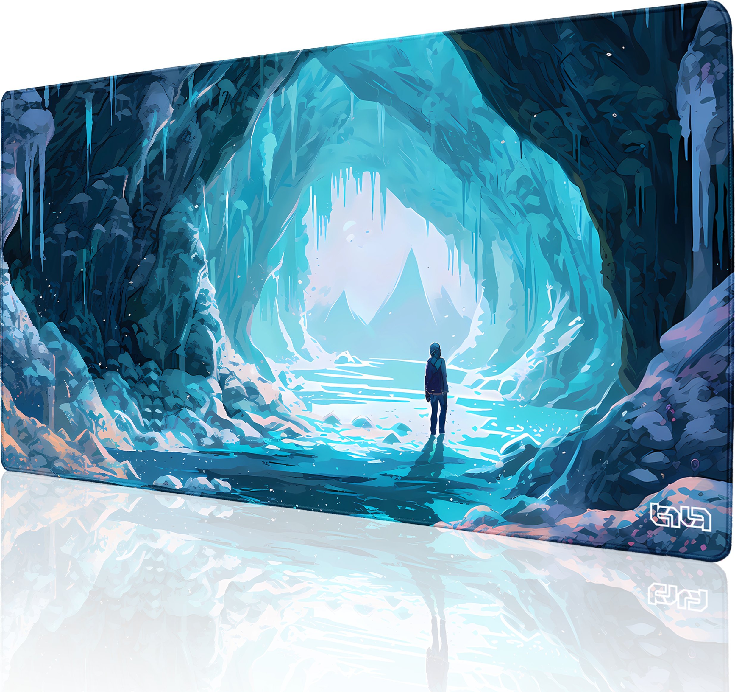 Podkładka Tilt PODKŁADKA GAMINGOWA Łamigłówka Mrozu 100x50 TILT Gamingowa Dla gracza XXL