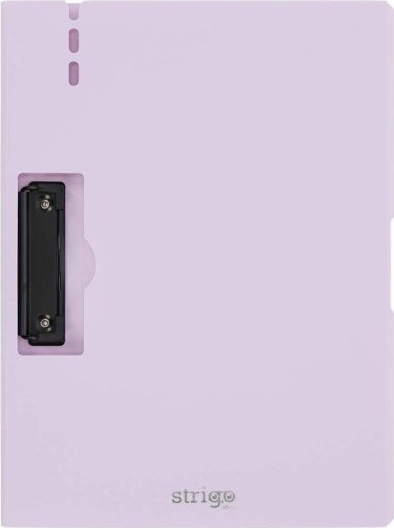 Deska z klipem bocznym A4 STRIGO liliowa