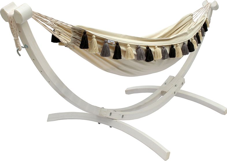 Koala Zestaw ogrodowy Koala - stojak Grenada z hamakiem HT, biały G-white-HT-209g