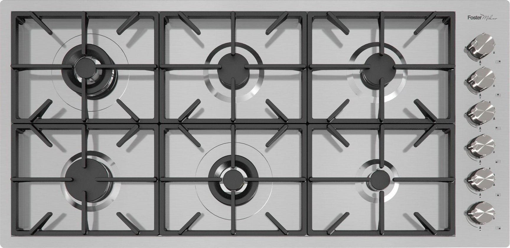 Płyta grzewcza Foster MILANO 6G HOB FLUSH MOUNT