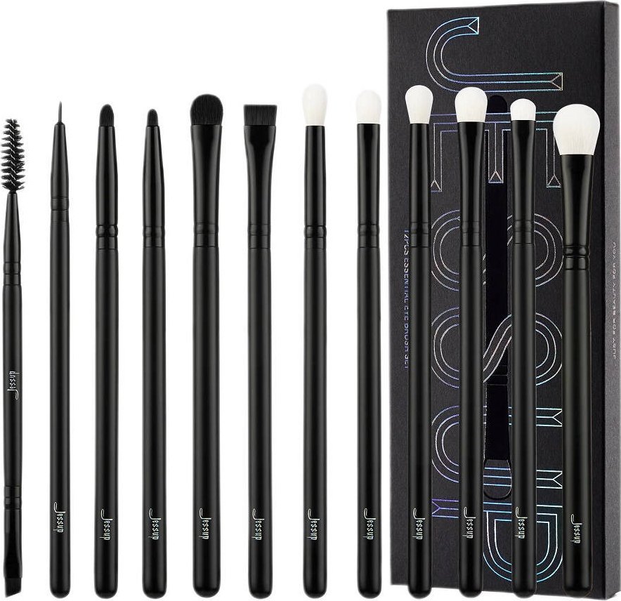 Jessup Essential Eye Brush zestaw pędzli do makijażu oczu T322 12szt.