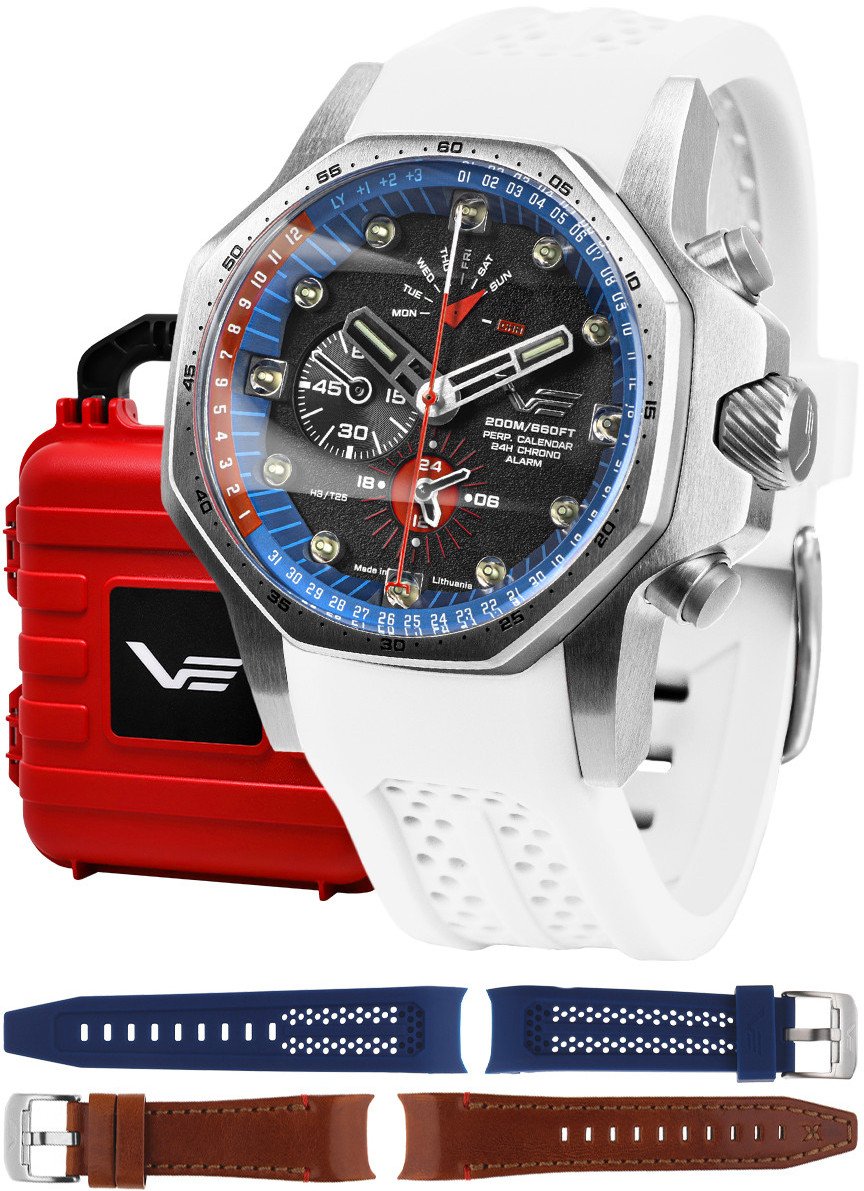 Zegarek męski Vostok Europe YM86-640A696SW biały