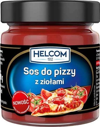 Helcom Helcom Sos pomidorowy do pizzy z ziołami 190g