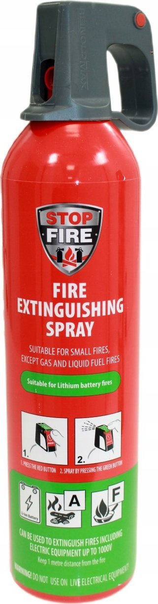 Carcommerce Spray gaśniczy do baterii akumulatorów litowo-jonowych 750ml