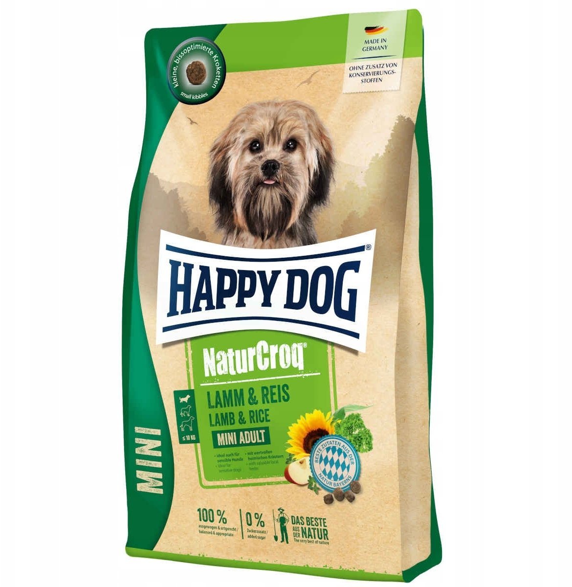 Happy Dog NaturCroq Mini Lamb&Rice karma sucha 800 g