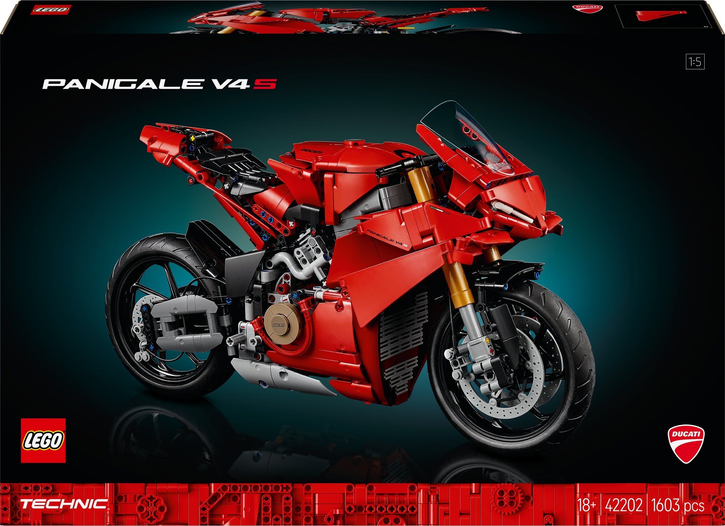Technic Motocykl Ducati Panigale V4 S (42202)