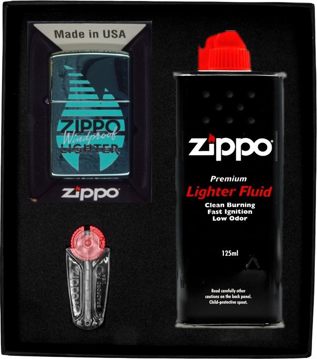 Zestaw ZIPPO Zapalniczka LIGHTER Prezentowy No1