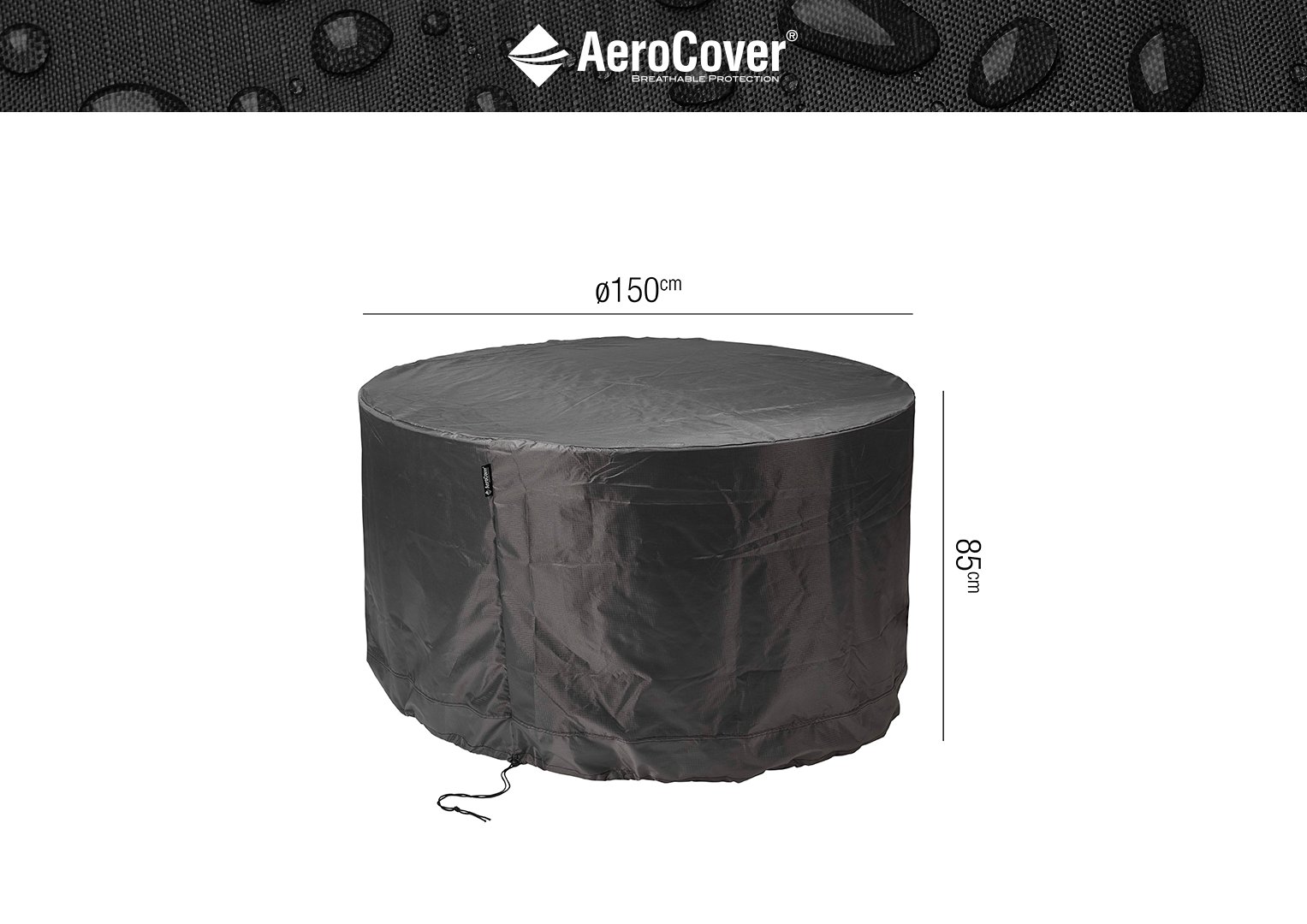 Pokrowiec na meble okrągłe 150 cm.